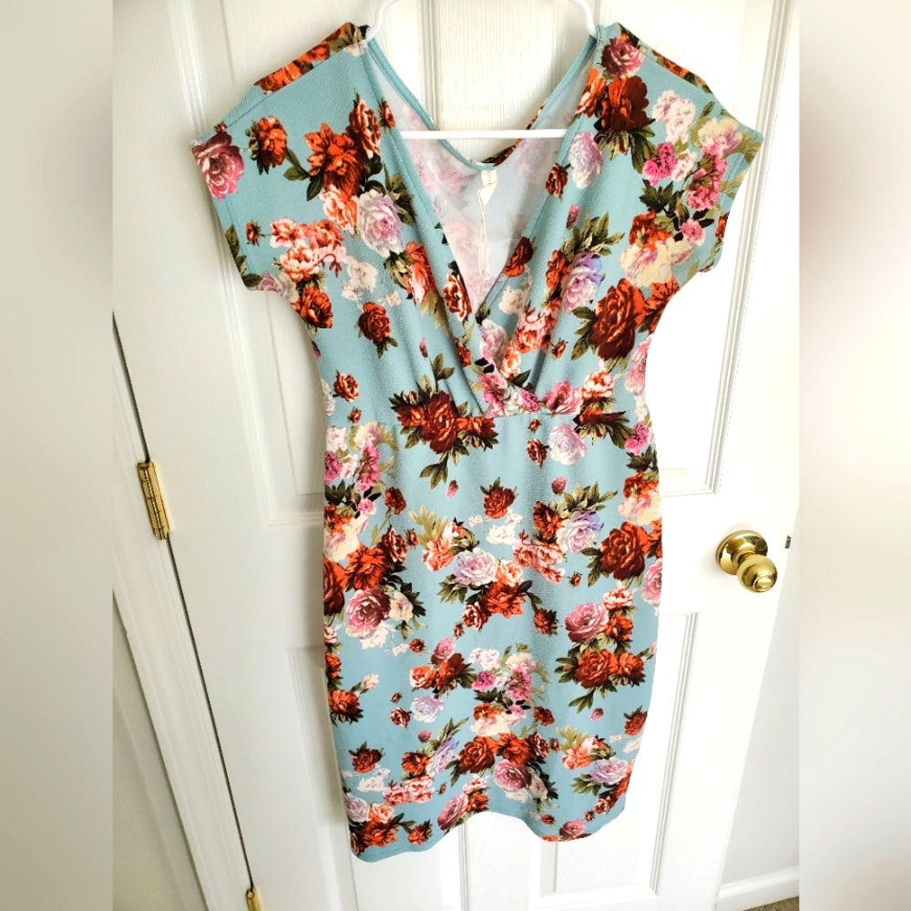 Pinkblush Floral Maternity dress, Medium